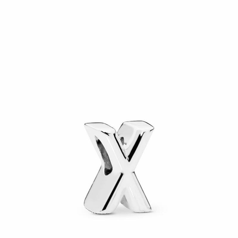 Pandora Australia Letter X Charm - Sterling Silver | PHVQKC142